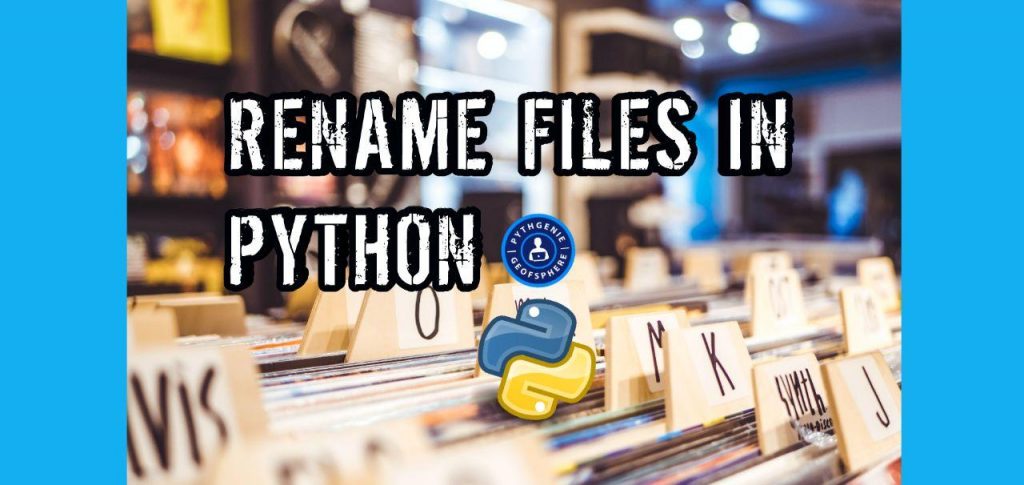 rename files in python image