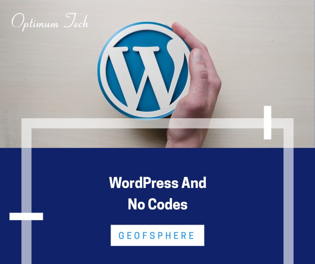 wordpress and no codes image