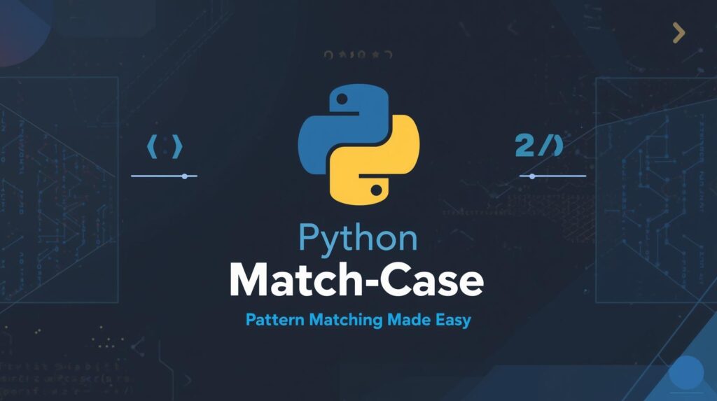 Python match case tutorial - pattern matching guide image